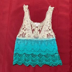 Knitted Cami Tank Top Beach Blouse
